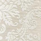 Látka s florálním ornamentem BD04 béžová